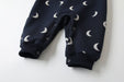 Byxdress/overall med manar – MoonDreamer Baby, unisex, svart, bomull, storlek 0–2 år