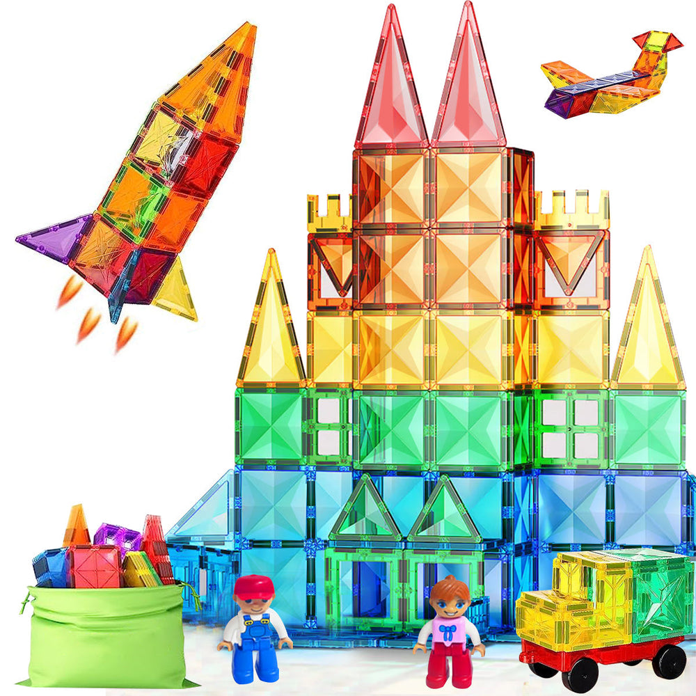 Magnetiska Byggblock - MagnaBrix Creatix, DIY, Pedagogisk Leksak, 1+ år