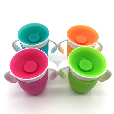 Läckfri Baby Drickmugg 360° | Självständigt Drickande Utan Spill | Säker & BPA-fri