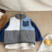 Fleeceväst – Cozypocket Väst Unisex, Blå/Grå, Bomull, Storlek 0–6 år