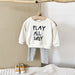 Klädset med leggings och tröja – Play All Day Unisex, Grå, Bomull, Storlek 0–3 år