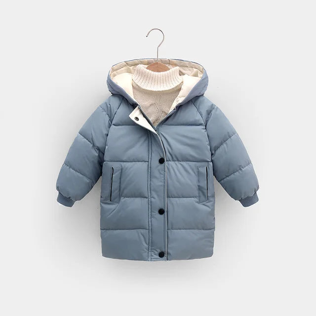 Parka Jacka – Tuni Unisex, Svart/Rosa/Blå/Vit, Polyester, Storlek 0–9 år