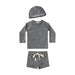 Baby Pojkar UV Simset med Hatt – UPF 50+ | 9M-7 år