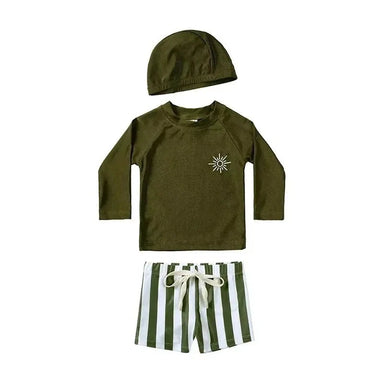 Baby Pojkar UV Simset med Hatt – UPF 50+ | 9M-7 år