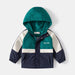 Regnjacka – Thim Pojkar, Grön/Orange/Blå, Polyester, Storlek 2–8 år