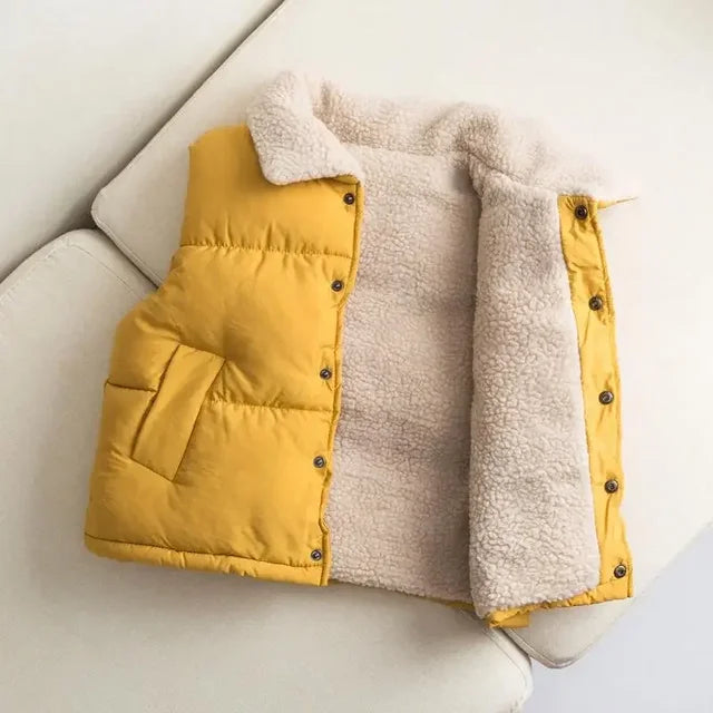 Väst - Preto Unisex, Gul/Vit/Grön/Svart, Bomull, Storlek 1–8 år