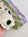 Träningsdräkt med prickar – DottyDays Flickor, Lila/Beige/Grön, Bomull, Storlek 0–4 år
