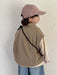 Väst med knäppning – Explorer Unisex, Beige/Brun, Bomull, 0–8 år