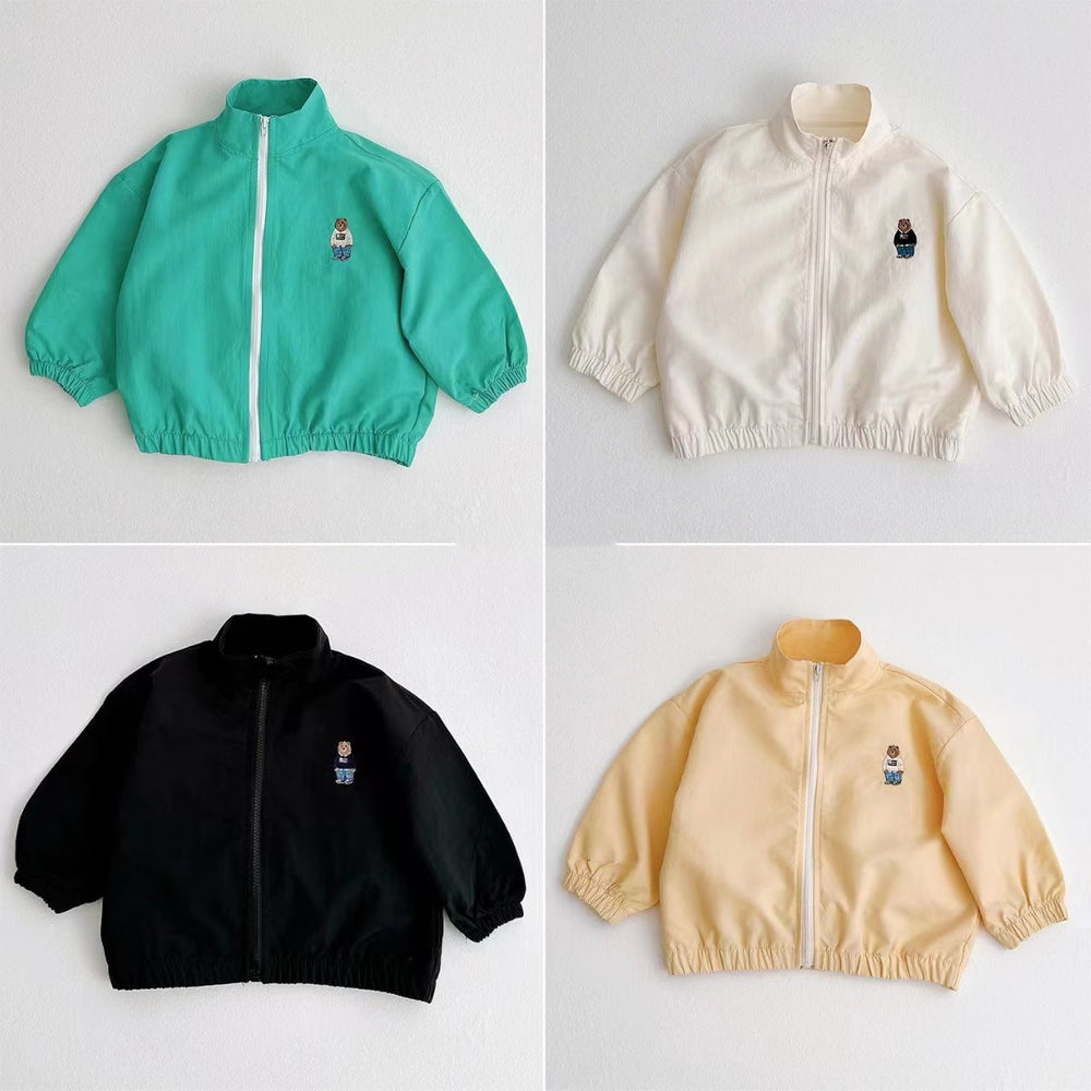 MiniZip Barnväst Unisex | Bomullsjacka med Dragkedja | 9 Månader – 3 År | Mjuk Tröja för Småbarn | Flera Färger