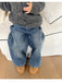 Flare Jeans – Urban Sprout Flickor, Blå, Bomull, Denim, 1–8 år