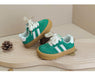 Sneaker med Skosnören – TinyStride Unisex, Gul/Rosa/Grön, Storlek 0–3 År