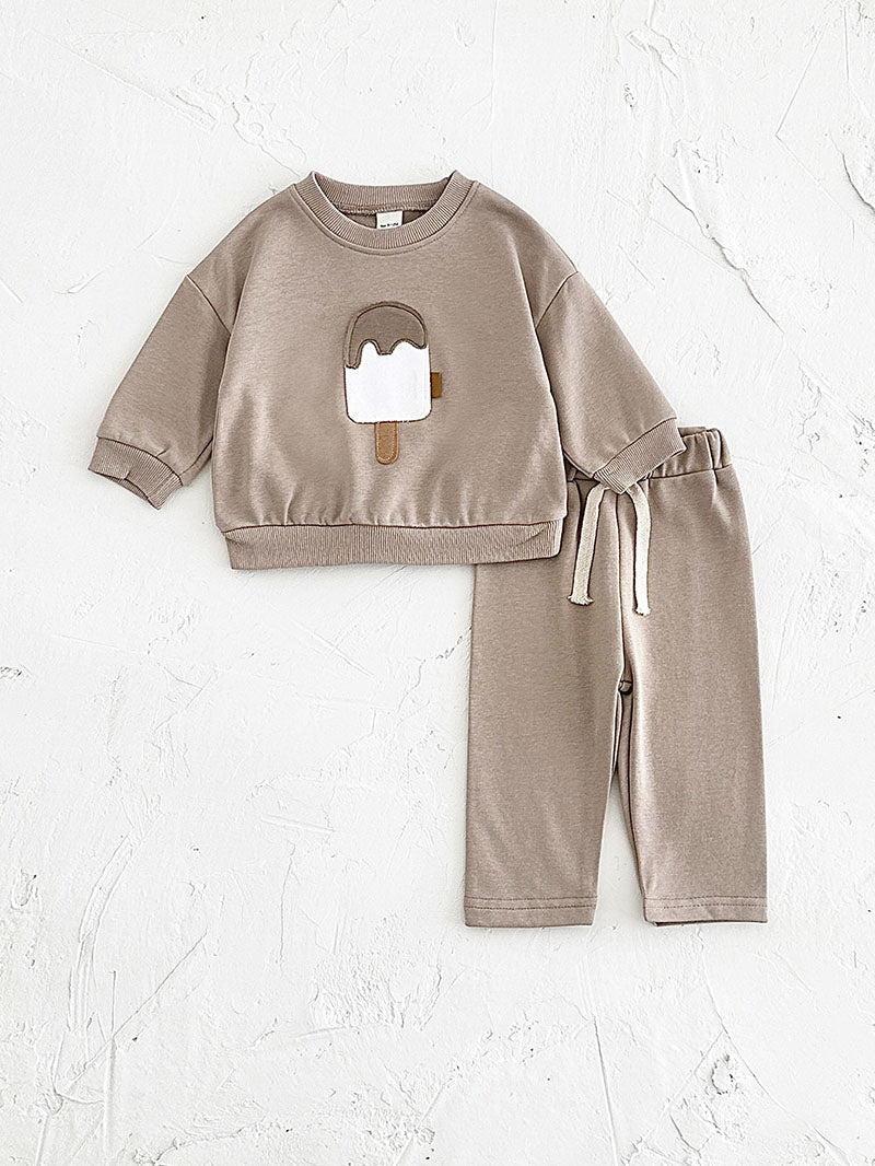 ChocoChill Set – Söt & Bekväm Barnoutfit