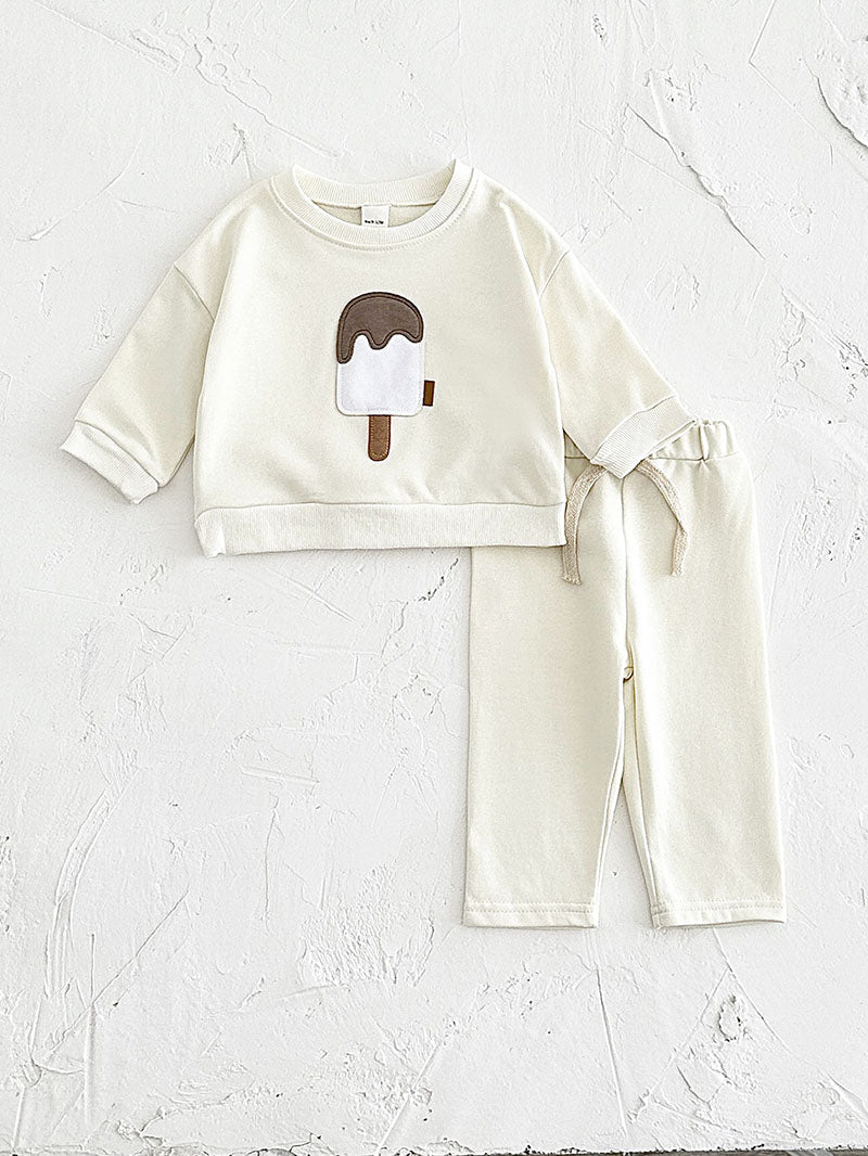 ChocoChill Set – Söt & Bekväm Barnoutfit