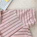 OWA Polo Stripe Unisex Barntröja 0–6 år | Randig pikétröja – Bomull