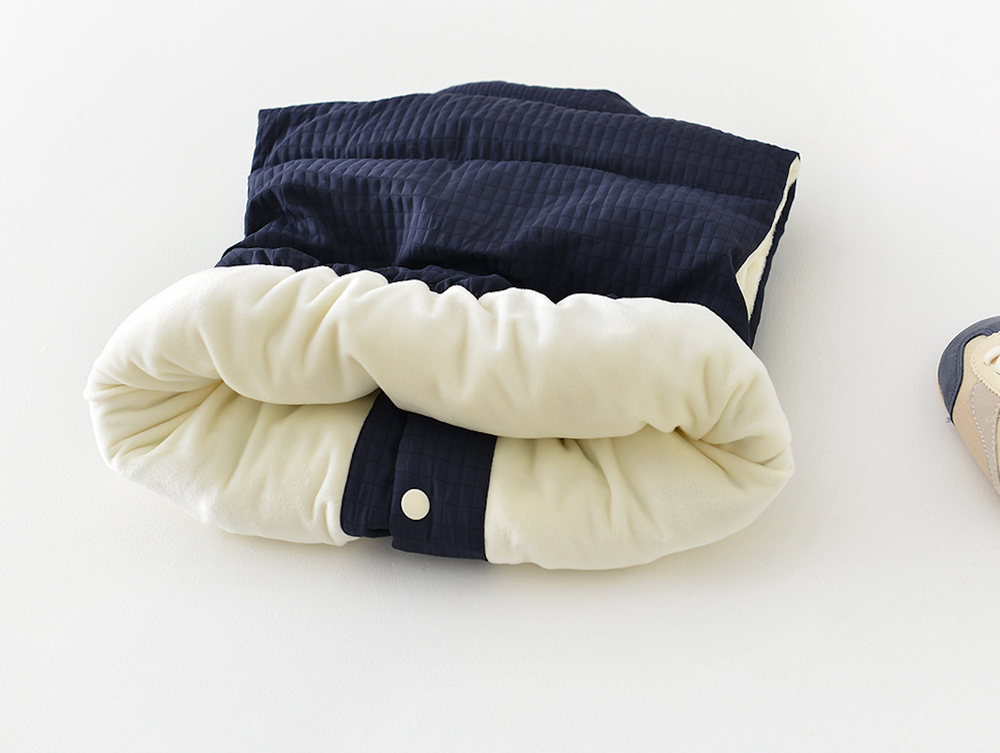 Väst – Malabo Unisex, Blå/Grön, Bomull, Storlek 0–4 år