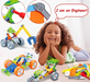 Kreativ Pedagogisk Byggsats – Build & Play för Barn, 5-i-1 Modeller, STEM-leksak, Från 5 år