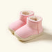 Varma Vinterstövlar – Abuya Unisex, Beige/Brun/Blå/Rosa, Mocka, Storlek 14–20