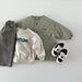Vadderad jacka – Bonito Unisex, Beige/Svart/Grön, Bomull, Storlek 0–4 år