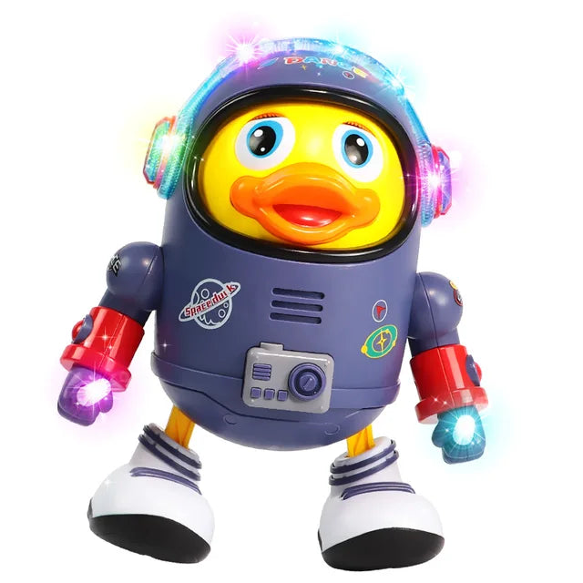 Astronautanka – Pedagogisk Leksak för Baby, Gul/Blå, BPA-fri, Från 6 Månader