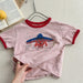 Nupa Kids SuperDuper Dog T-shirt – Baby- och barn-T-shirt med hund – 100 % bomull – 0–6 år – Tecknad tryckdesign