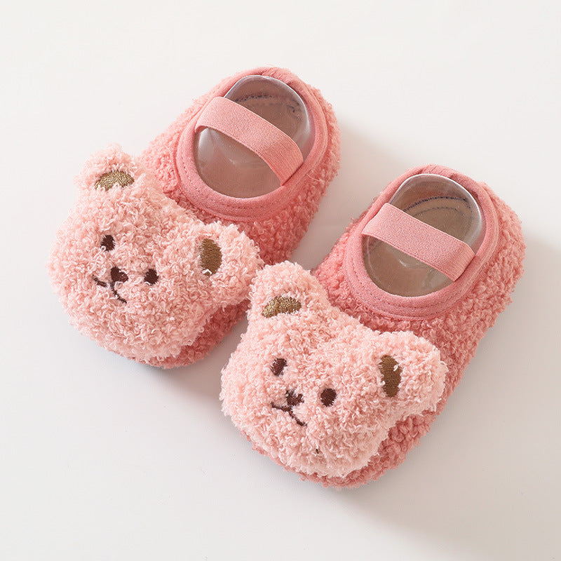 Babytossor – TeddyToes Unisex, Blå/Grå/Brun/Beige/Rosa, Storlek 0–3 år