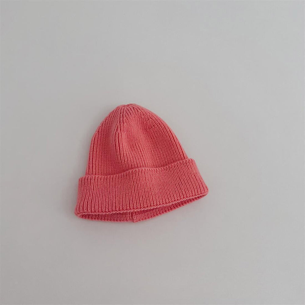 Barnmössa – Blå/Rosa/Lila/Röd/Svart/Grön/Grå/Orange/Beige/Gul, Bomull, Storlek 1–4 år