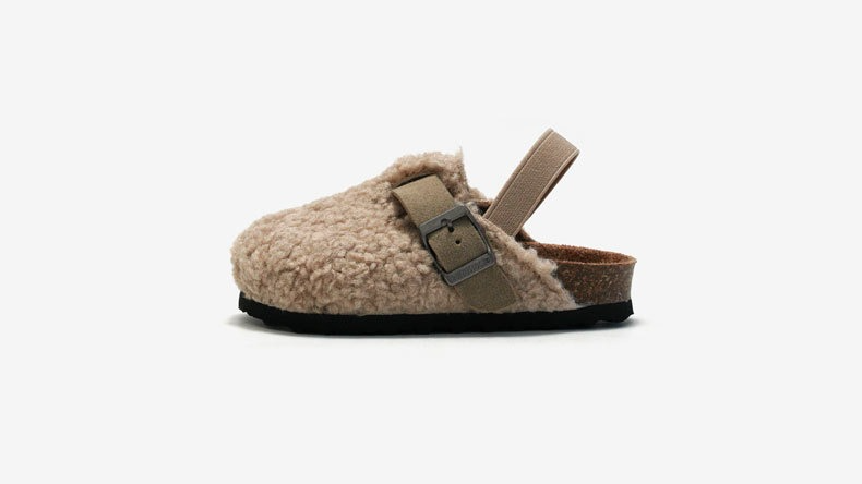 Slip-ins med Ull – Luanda Unisex, Beige/Brun, Fårskinn, Storlek 20–34
