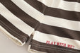 Sommar Randigt Klädset T-shirt + Shorts Jogging – Baby Småbarn Förskolebarn Doggo Days, Brun/Svart, Bomull, Storlek 0–5 år