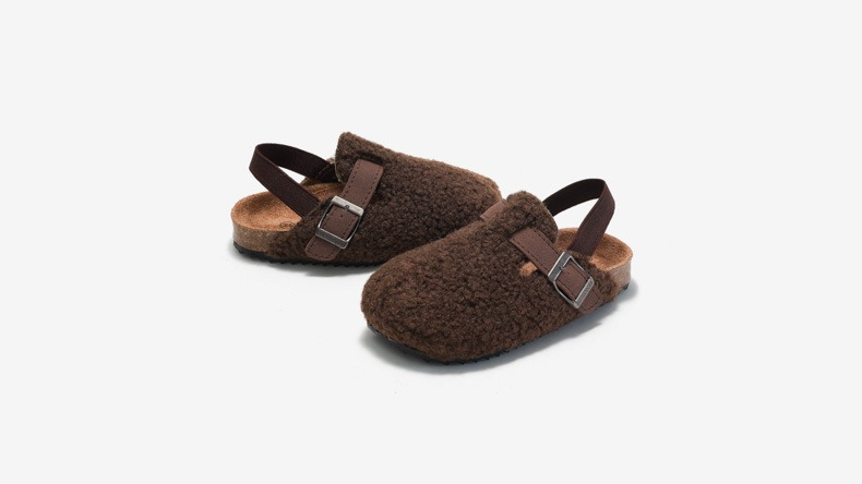 Slip-ins med Ull – Luanda Unisex, Beige/Brun, Fårskinn, Storlek 20–34