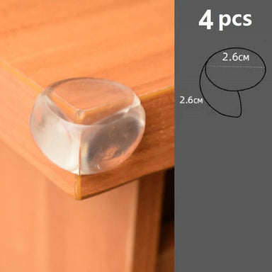 Silikon Hörnskydd för Baby – Set med 4 eller 10 Stycken