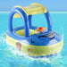 Baby Simring med Baldakin – Bil Float för Småbarn | Säker & Lekfull