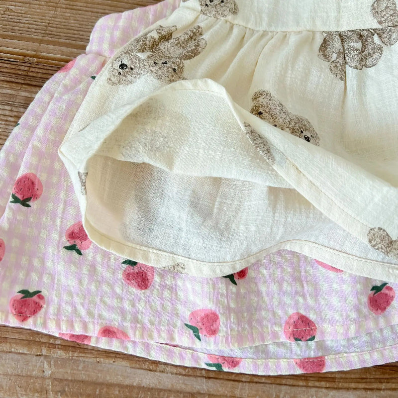 Somrig Babyset – Lätt & Bekväm Tanktop & Shorts | Andningsbart Material | Storlek 1–24 månader