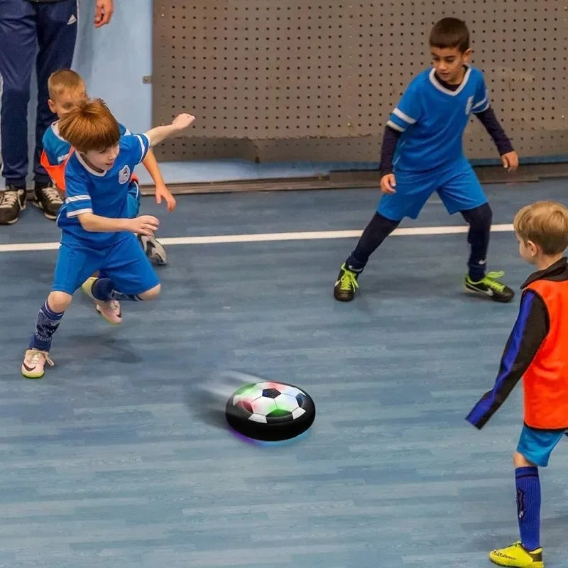 Flytande LED-Fotboll för Inomhusbruk – Säker Lek för Barn | GlowHover 18 cm