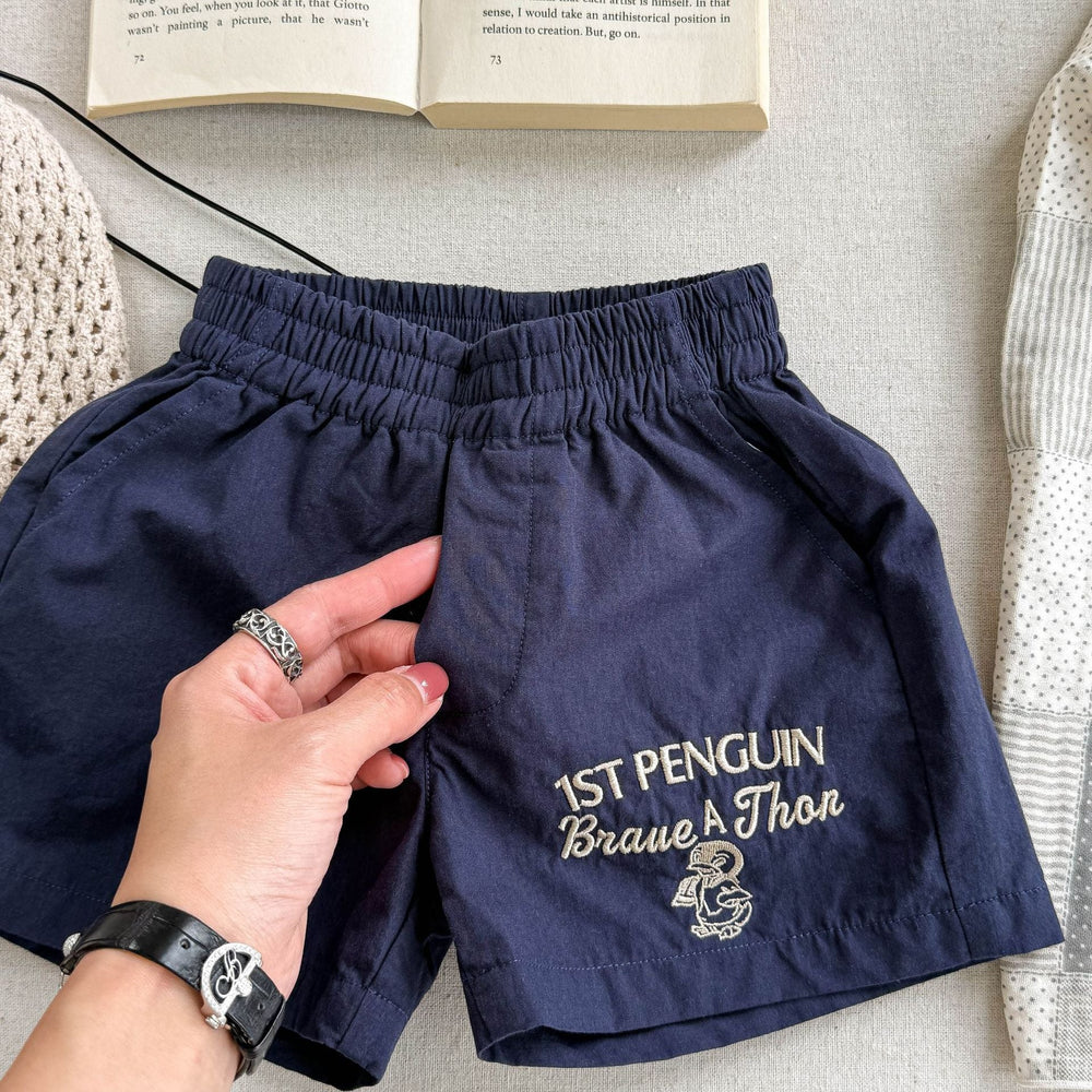 Sommarshorts i bomull för barn – Braveton unisexshorts för pojkar och flickor (0-6 år) – Andningsbara och elastiska