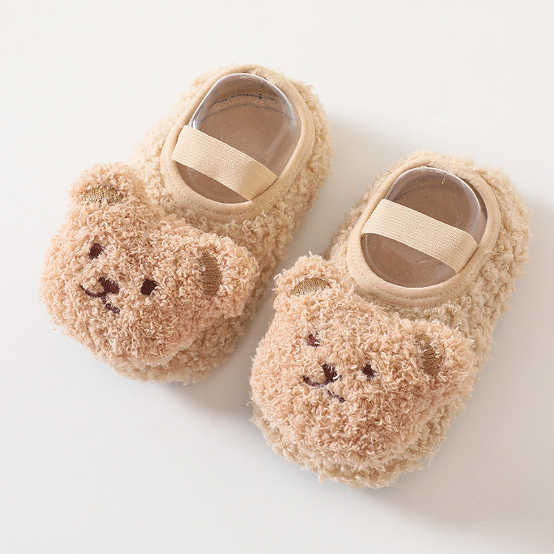 Babytossor – TeddyToes Unisex, Blå/Grå/Brun/Beige/Rosa, Storlek 0–3 år
