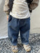 Jeans med Avslappnad Passform – Unisex, Blå/Svart/Aprikos, Bomull, Denim, 0–5 år