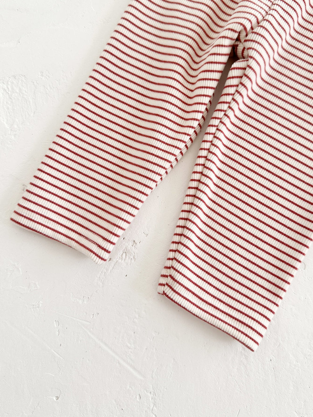 Klädset med Leggings och Tröja Popcorn – Poppi Unisex, Beige, Bomull, Storlek 0–3 år