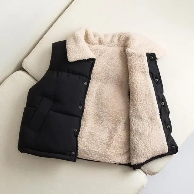 Väst - Preto Unisex, Gul/Vit/Grön/Svart, Bomull, Storlek 1–8 år