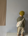 Stickad Tröja med Flätmönster – Pyong Unisex, Brun/Grön/Beige, Bomull, Storlek 0–6 år