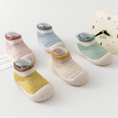 Babytossor med Halksäker Sula – Flexibla Tossor med Strumpdesign för Bebisar & Småbarn (0–24 Månader)