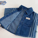 Denim Days Baby- & Barnsommarset – Unisex jeansskjorta och shorts | Lune & Lio | Storlek 0–7 år | 100 % bomull