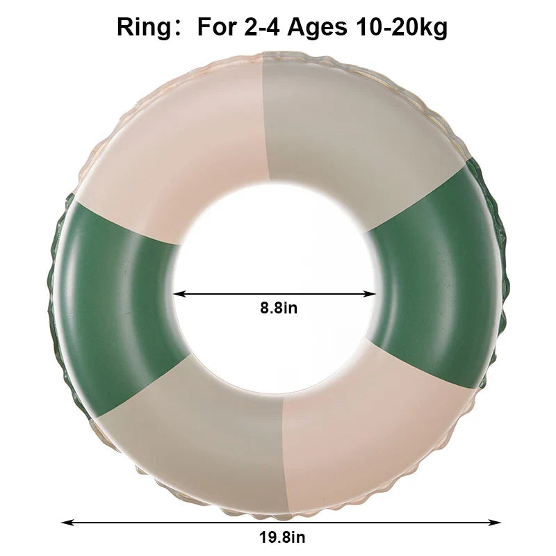 Baby Simring med Soltak – Uppblåsbar Float | Upp till 25kg