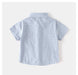 Noan Set Barn – Sommaroutfit 1–6 år – T-shirt & Shorts – Unisex – Mjuk bomull – Bekväm & trendig – Blå