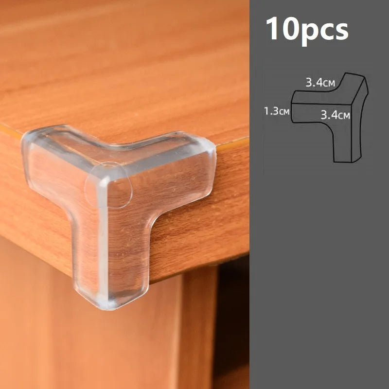 Silikon Hörnskydd för Baby – Set med 4 eller 10 Stycken