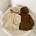 Vindjacka Parkas – CozyShield Unisex, Beige/Brun, Bomull, Storlek 0–8 år