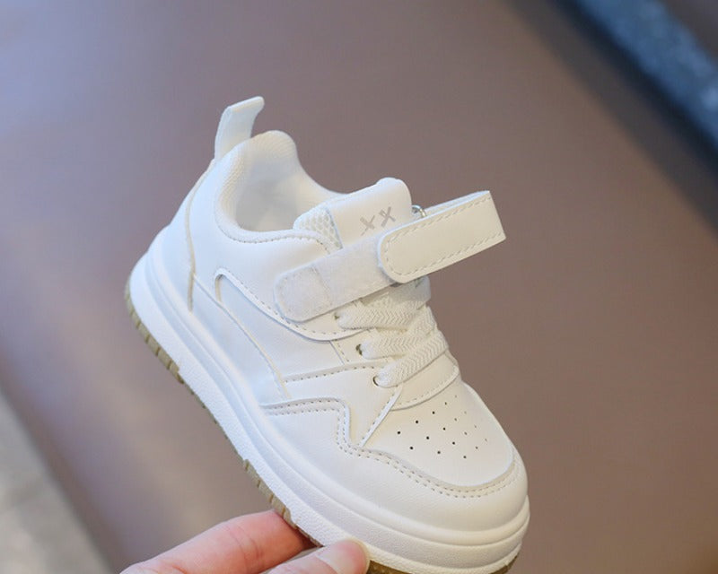 Sneakers – Yaoun Unisex, Vit, Läder, Storlek 21–32