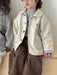 Jacka – LittleUrban Unisex, Grå/Beige, Bomull, Storlek 0–8 år
