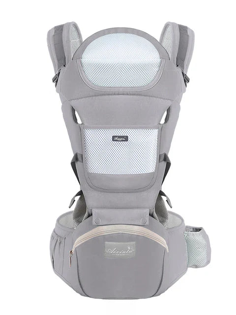 Babybärsele 6-i-1 – Ergonomisk & Justerbar med höftsits