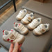 Sneaker med Kardborre – Björn Unisex, Khaki/Svart/Röd, Storlek 16–25