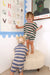 Ribb Sommarset – Little Waves Unisex, Blå/Grön, Bomull, 0–6 år